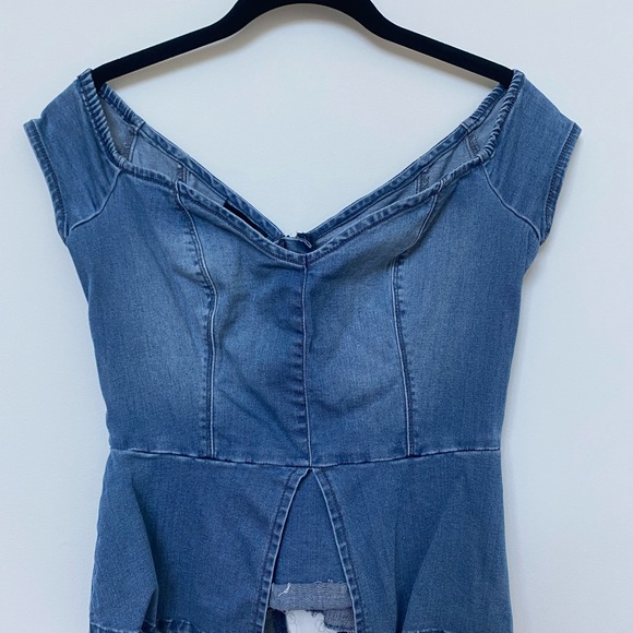 Bebe Jean top - Picture 1 of 3